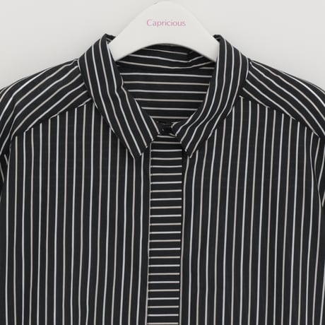 配色ストライプコットンシャツ

[32623285]capricious