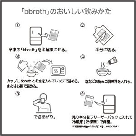 ボーンブロスbbrothポークチキンブレンドブロス　　　　　　　　　　　　　　　　単品