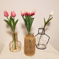 ガラスラタン花瓶