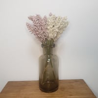 コーヒー色の透明 花瓶
