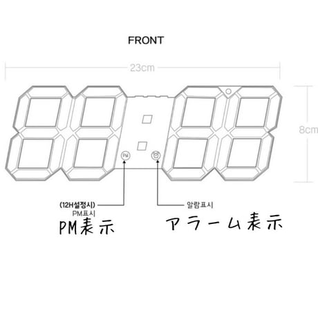 人気 LED 時計