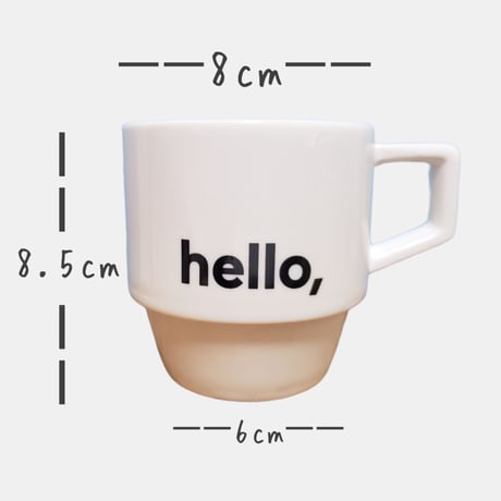 hello goodbye マグカップ