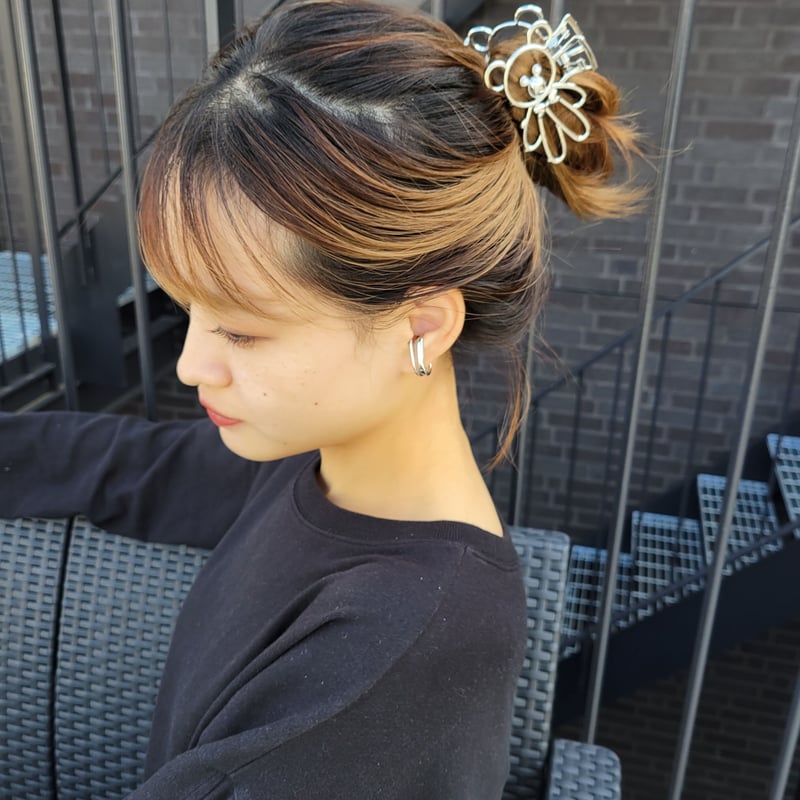 くまちゃんシリーズ♡ベビーヘアクリップ ヘアゴム ハンドメイド商品