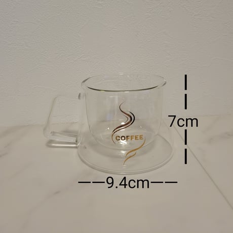 耐熱ガラス カフェ カップ 200ml