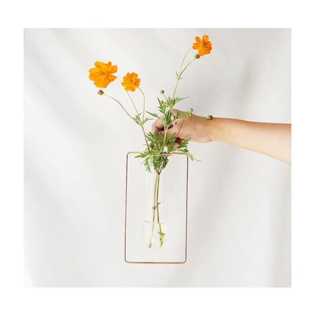ワイヤー フレーム flower 花瓶