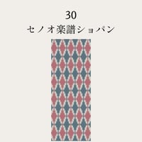 【30セノオ楽譜ショパン】糸と刺繍布と針のセット