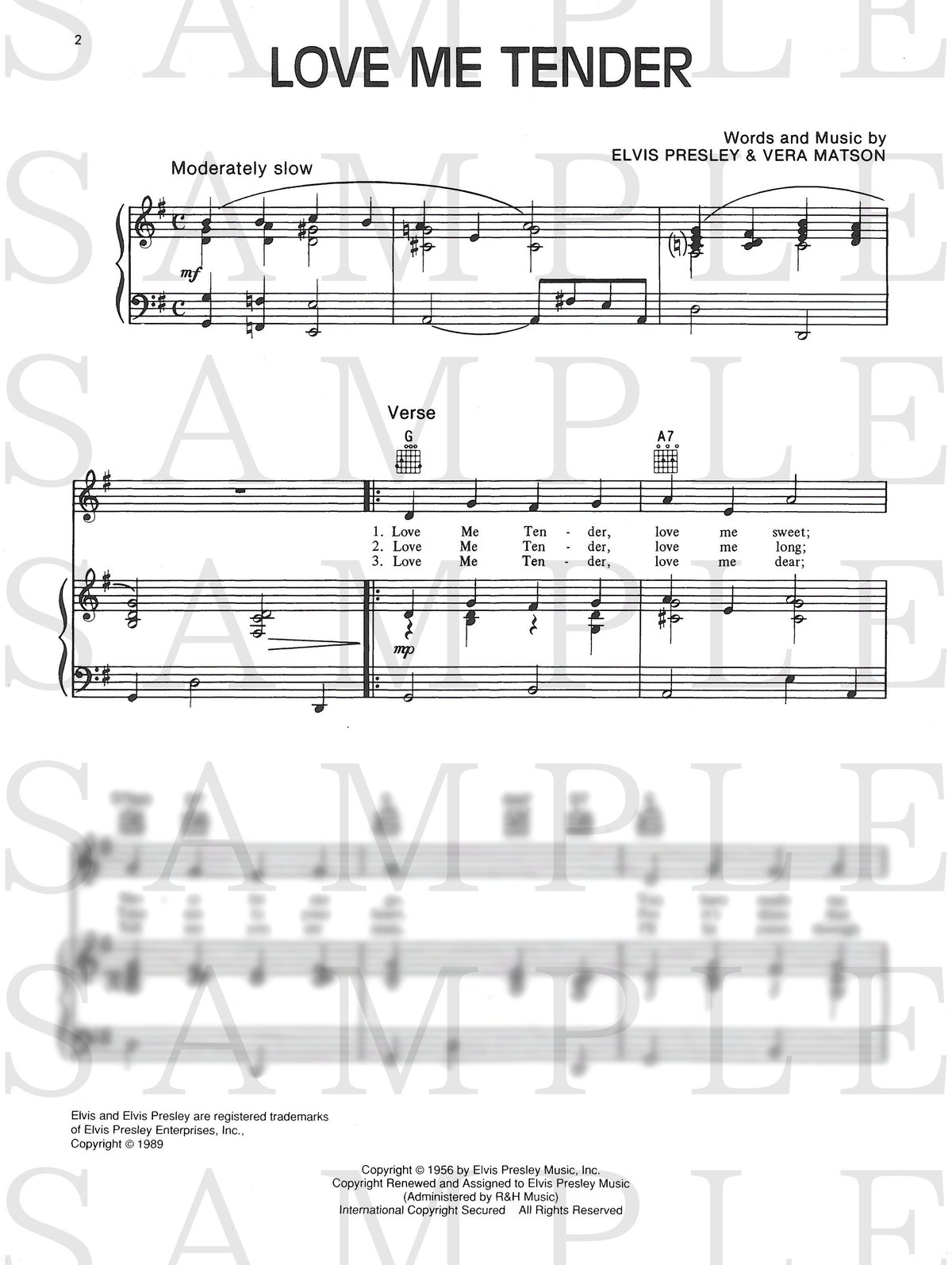 00304350】エルヴィス・プレスリー：ラヴ・ミー・テンダー