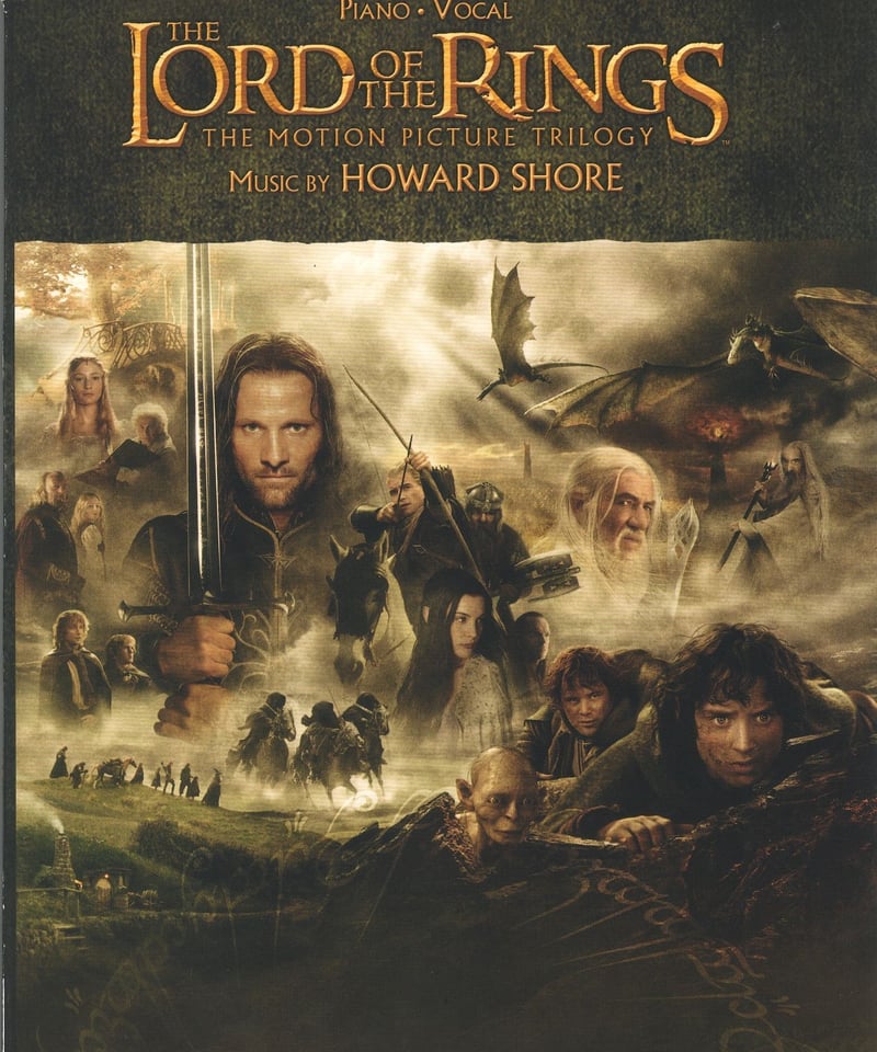 00-32034】ロード・オブ・ザ・リング (映画からの三部作)＜ピアノ