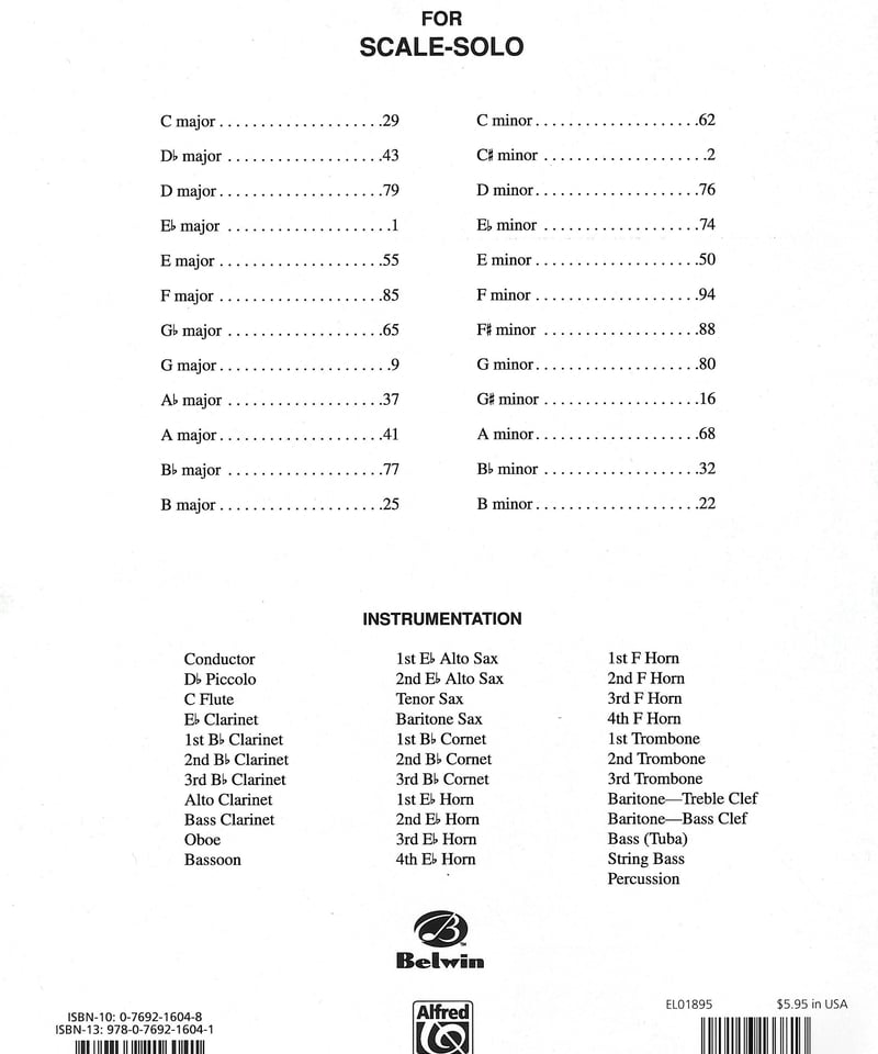 EL01895】トレジャリー・オブ・スケール [ テューバ ]＜吹奏楽教本