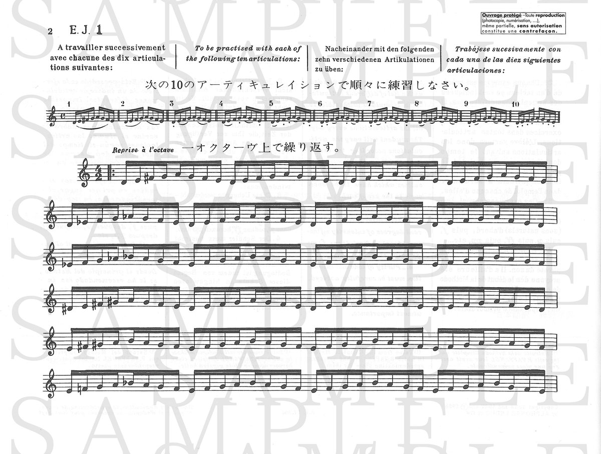 【フルート教則本】タファネル＆ゴーベール タファネル&ゴーベール 17のメカニズム日課大練習 (FLUTE ETUDE