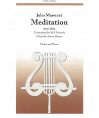 【B2642】J. マスネ：タイスの瞑想曲＜ヴァイオリン & ピアノ＞