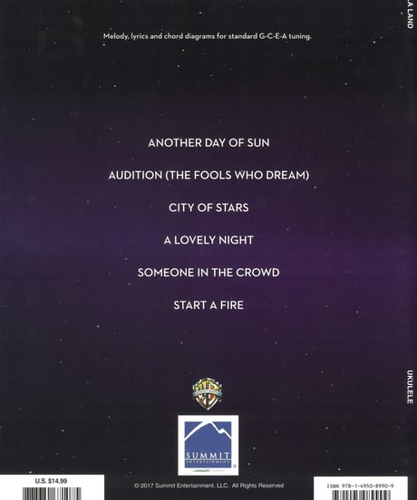 【00222282】ラ・ラ・ランド＜ヴォーカル・ウクレレ＞