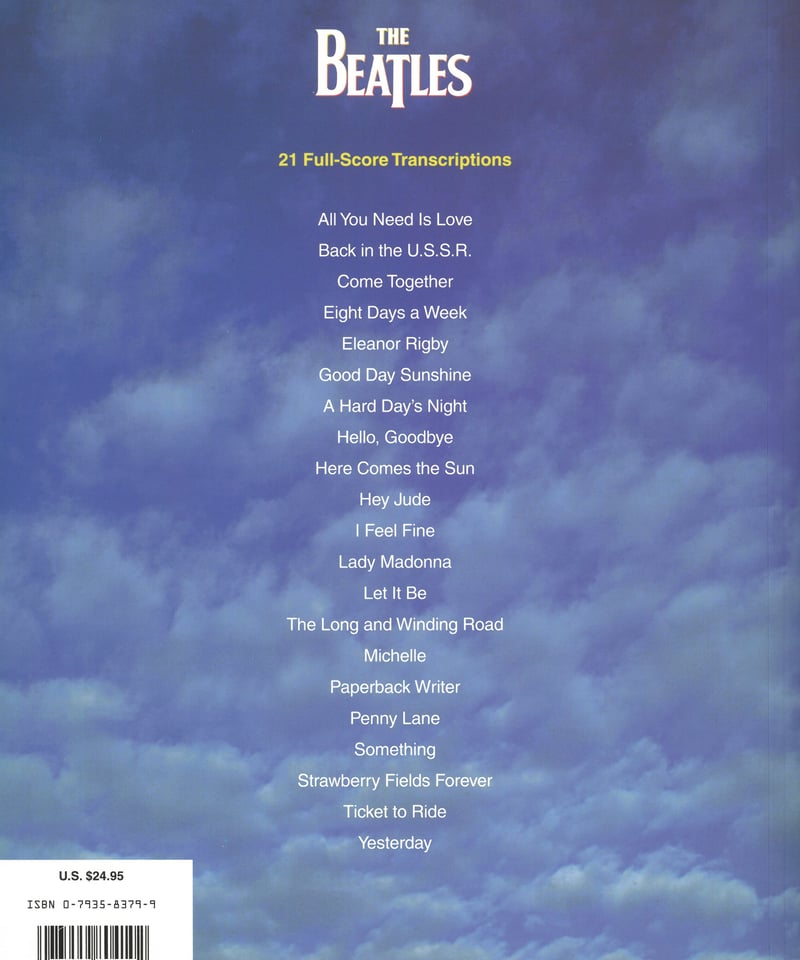 00672378】ザ・ビートルズ：21フルスコア・トランスクリプションズ