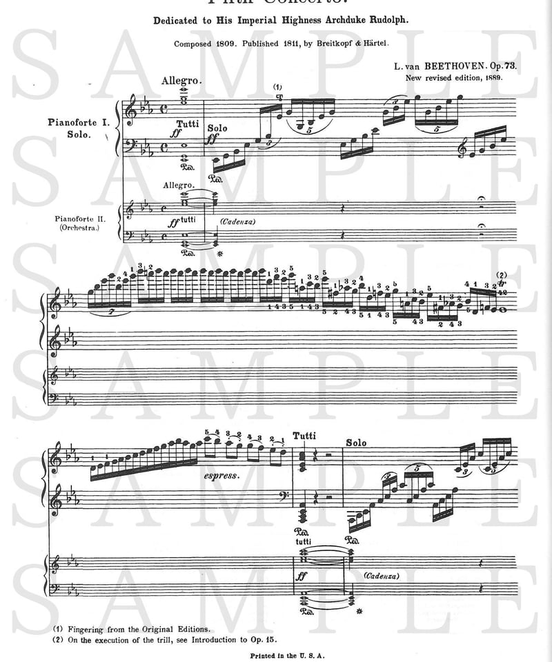 ピアノ連弾楽譜【ベートーヴェン：交響曲集Ⅱ 】 (962 ピアノ連弾楽譜【ベートーヴェン：交響曲集Ⅱ 】 (962 - 鍵盤楽器