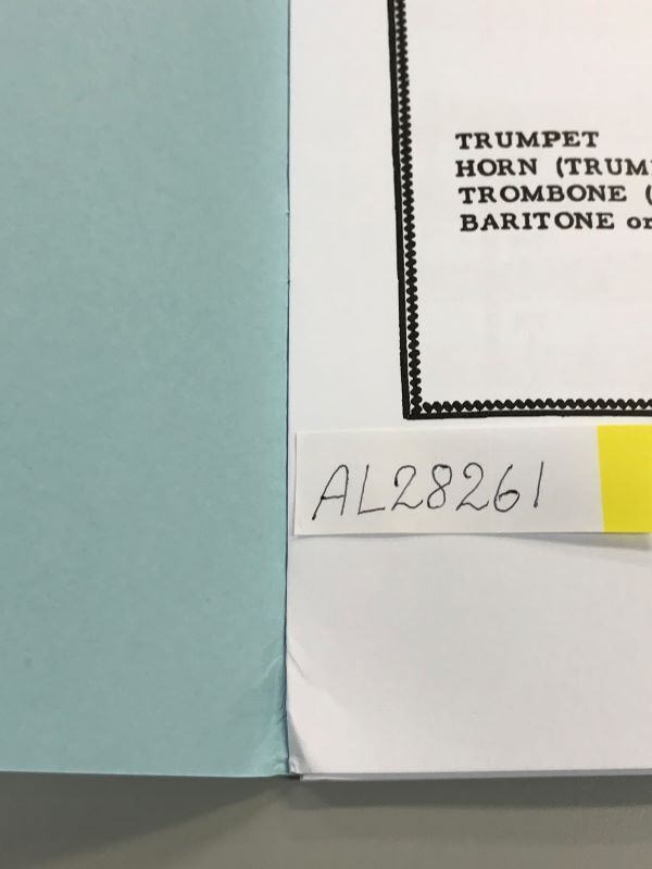 AL28261】スザート：3つの舞曲＜金管4重奏＞ | Second Rate Shop