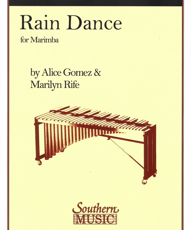 03775478】A. ゴメス & M. ライフ：レイン・ダンス＜マリンバ