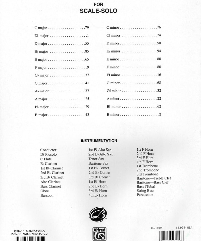 EL01869】トレジャリー・オブ・スケール [ フルート ]＜吹奏楽教本