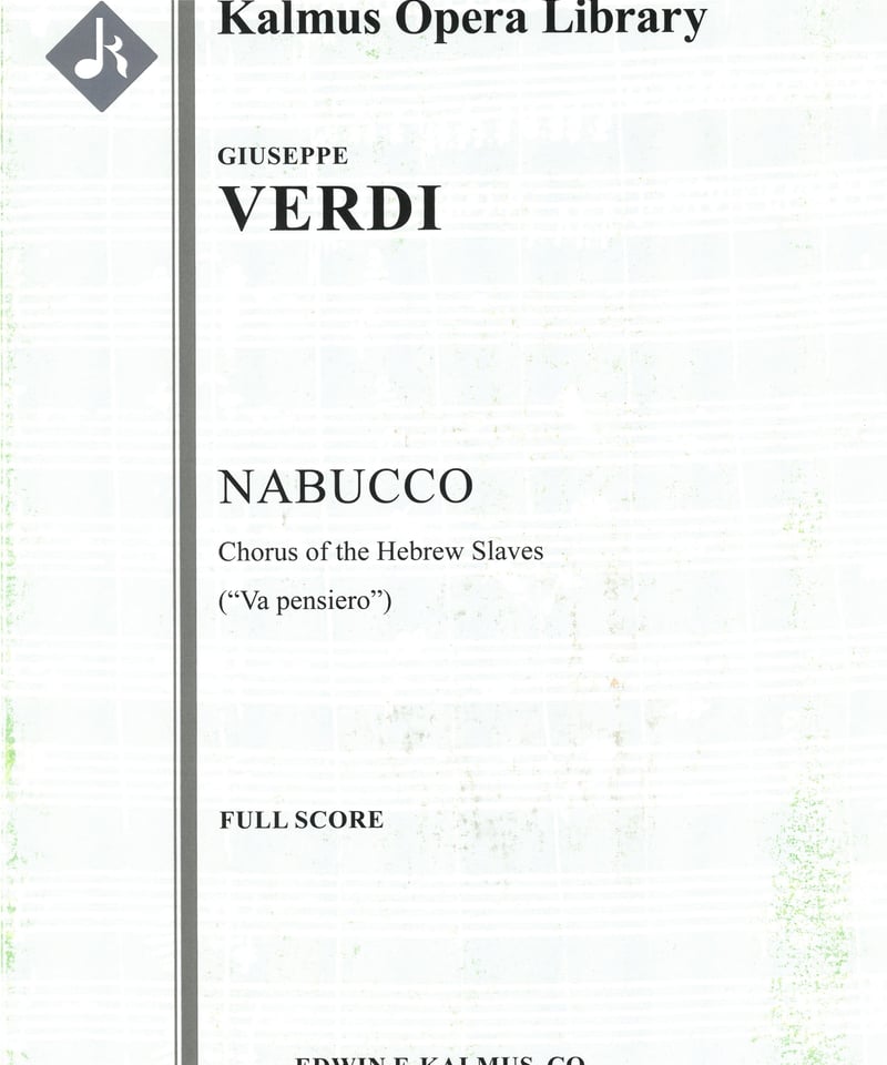 A512401】G. ヴェルディ：行け、わが思いよ、黄金の翼に乗って