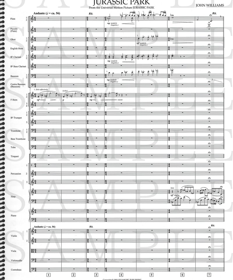 JUNBO　オーケストラスコア JUNBO様 専用 オーケストラスコア 04490677】映画「ジュラシック