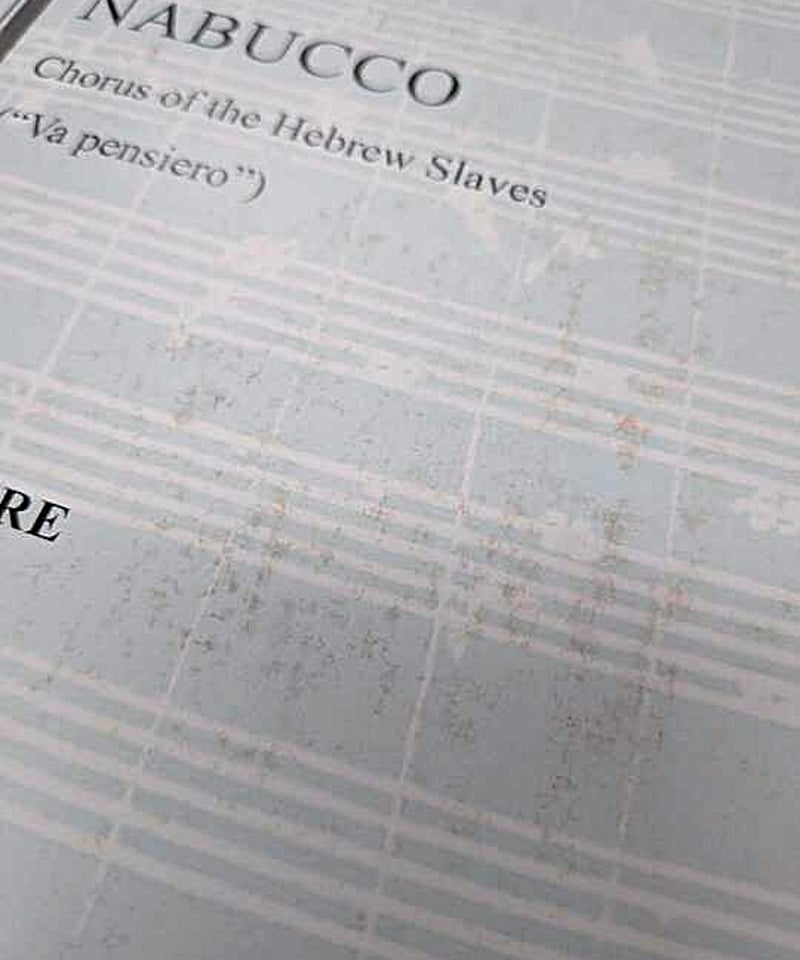 A512401】G. ヴェルディ：行け、わが思いよ、黄金の翼に乗って