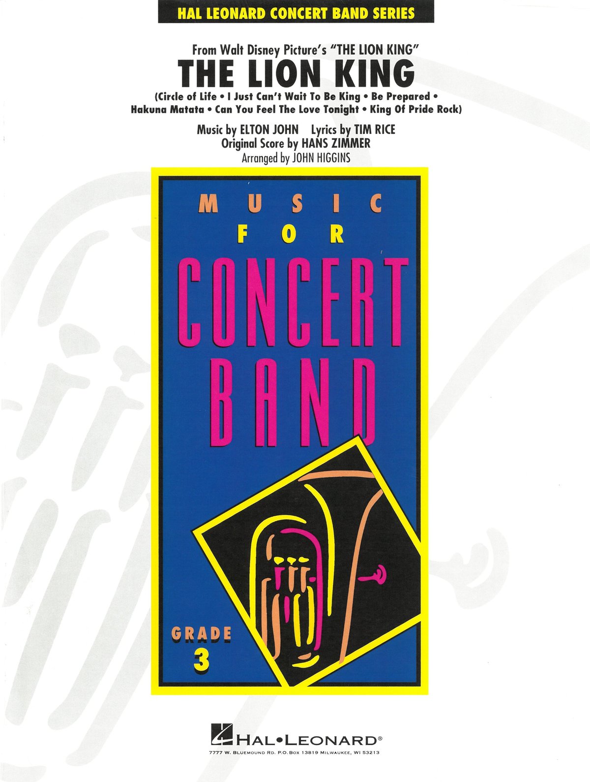 20523032】「ライオン・キング」メドレー＜吹奏楽＞ | Second Rate Shop
