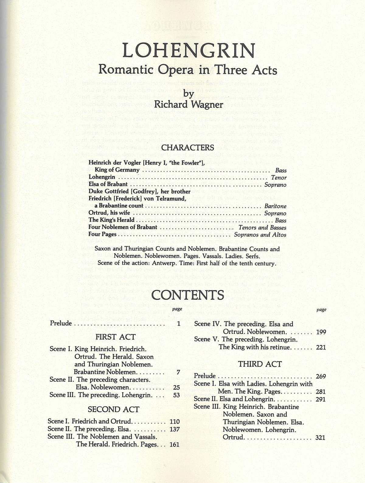 ワーグナー：ローエングリン 〜スタディスコア 06-243354】ワーグナー：歌劇「ローエングリン」＜スタディ