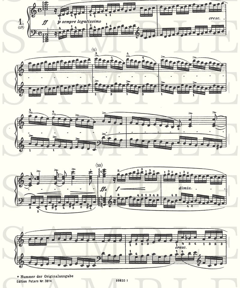 EP3814】クラーマー / ビューロー：60の練習曲＜ピアノ教本＞ | Second 