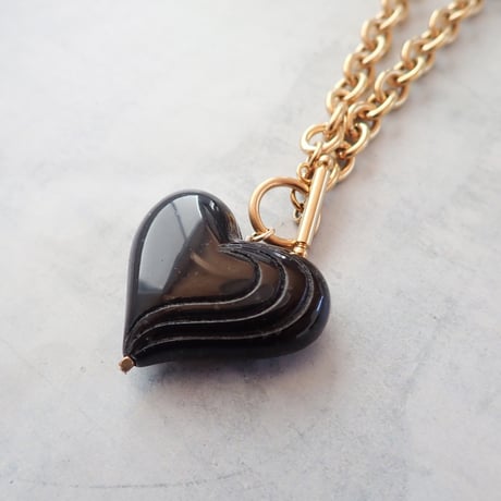 Heart motif SUS Chain Pendant NC - N62