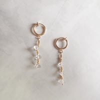 Herkimer diamond  Earring   E65