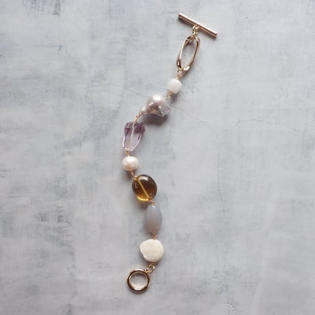 Mix Stones Bracelet Ametrine B08