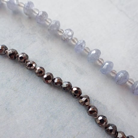 Tanzanite × Pyrite NC - N79