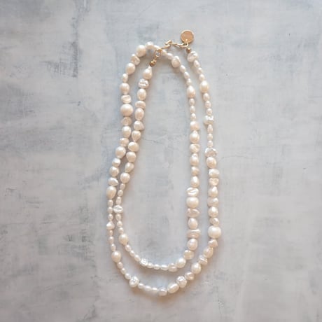 Mix Pearl Long Necklace - N33