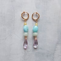 （再販）Tropical Earring Ⅳ Pink Amethyst E62