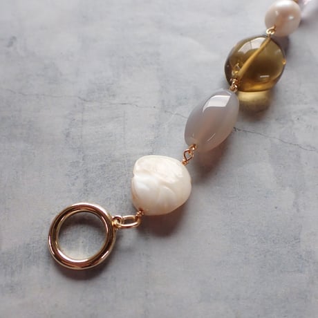 Mix Stones Bracelet Ametrine B08
