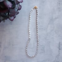 Flesh Water pearl  BicolorNecklace - N47