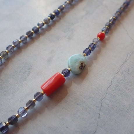 Iolite × Coral × Pearl NC - N63