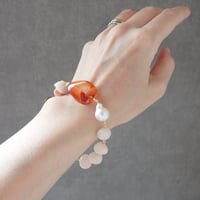 Aventurine × Carneliant Bracelet  B19