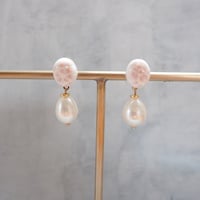 Thomsonite × Drop FWP Earring- E197