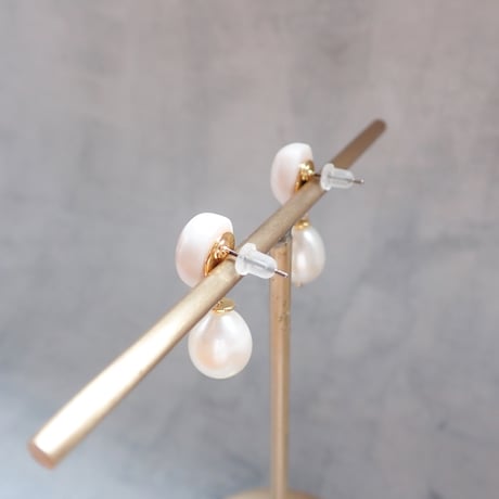 Thomsonite × Drop FWP Earring- E197