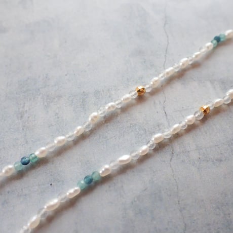 Pieni Necklace -blue- N48