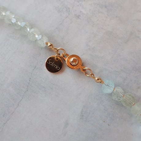 Aquamarine × Mix stones Necklace - N58