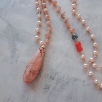 pink × pink necklace - N88