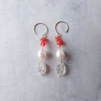 rutile Quartz × coral − E227
