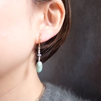 Emerald×Tanzanite Earring- E122