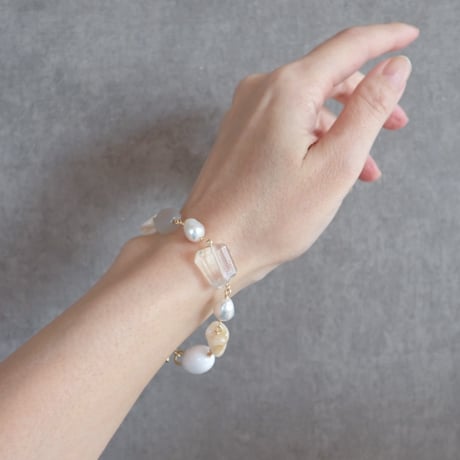 Mix Stones Bracelet Crystal quartz B07