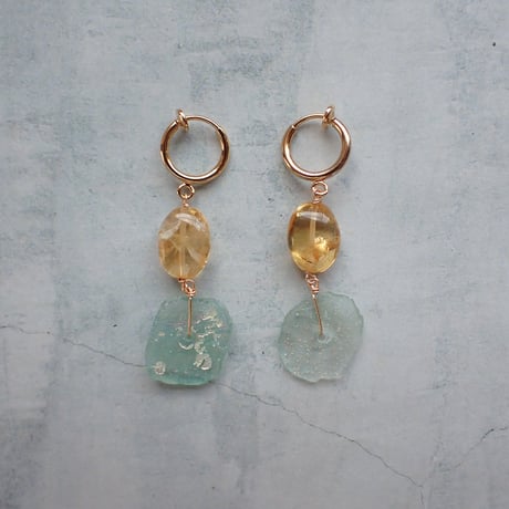 roman glass × citrin − E222