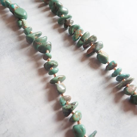 （1点もの）Turquoise × Carnelian Necklace N27