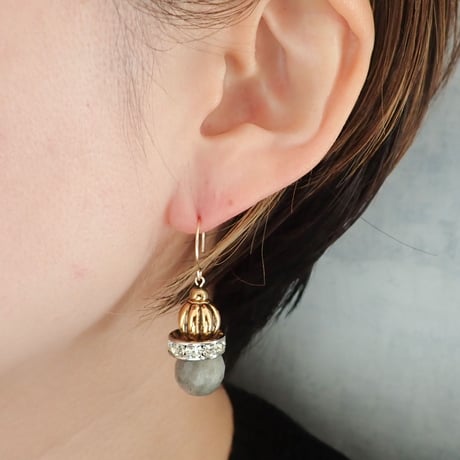 Bijou Earring ーLabradoriteー E88