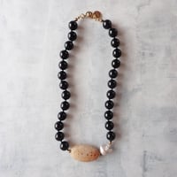 Onyx ×Carving agate beads NC - N78