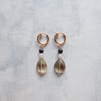 Lemon Qtz × eagle eye earring - E184